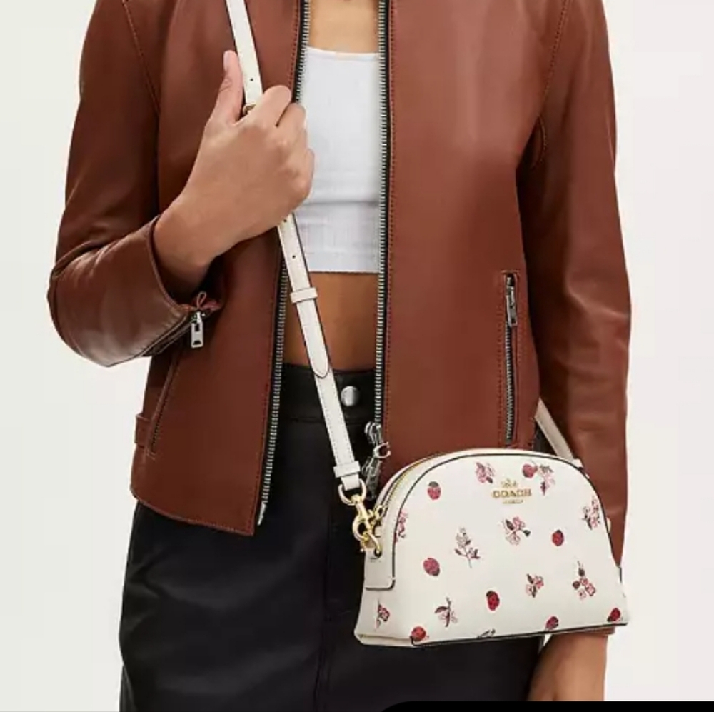 Coach Ladybug Print Crossbody